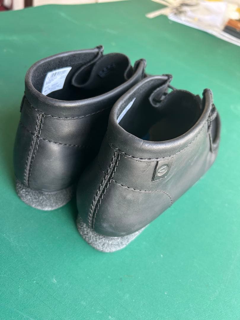 clarks クラークス　ワラビー　メンズ　ブーツ　黒