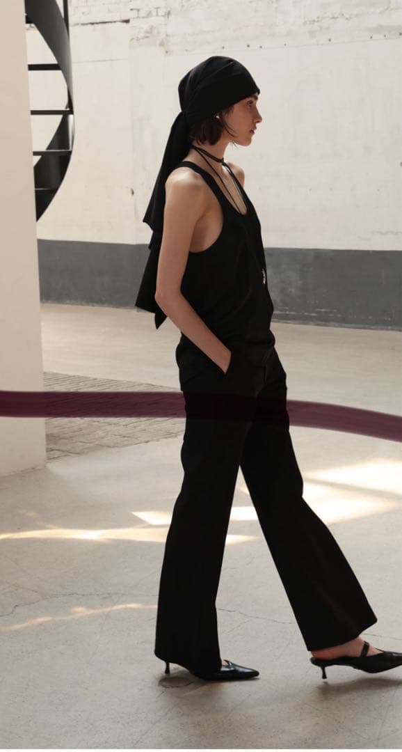 Studio Doe 2 ways Pointed Mules ブラック