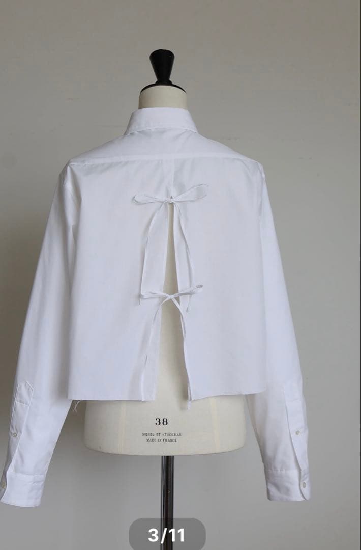 ジプソフィア gypsohila バックリボンブラウス