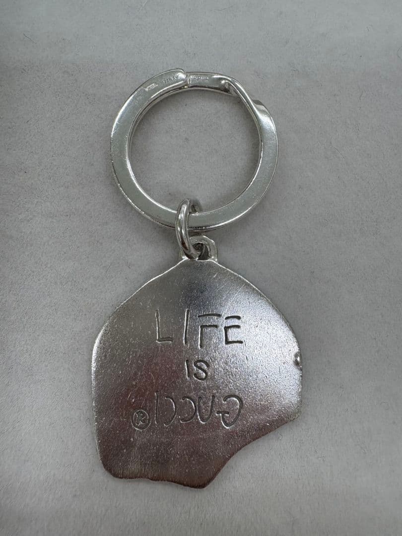 【中古】GUCCI グッチ ゴースト スカル キーリング 478651