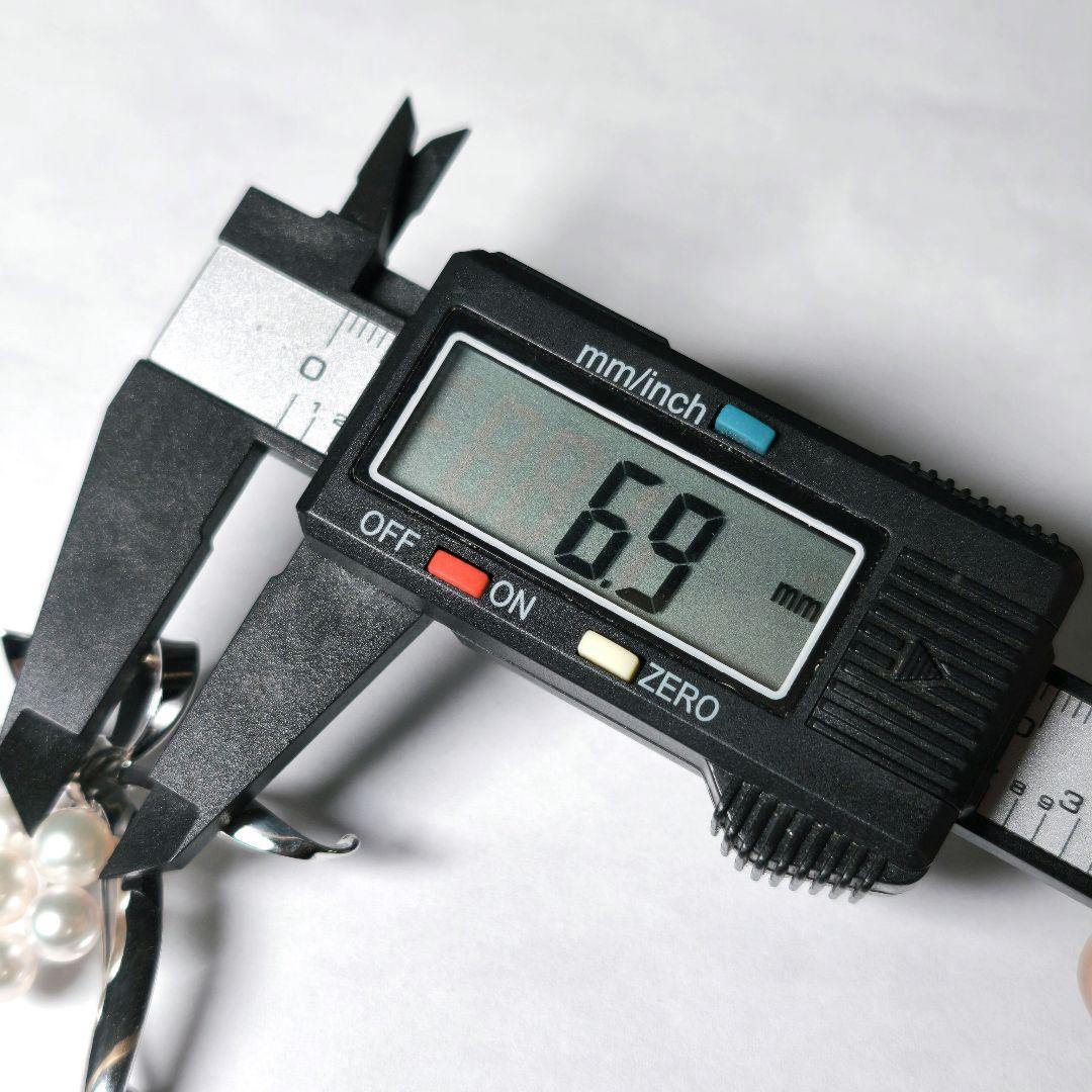 【美品 最高級】ミキモト ブローチ パール リボン 愛子様 ご着用 箱付き