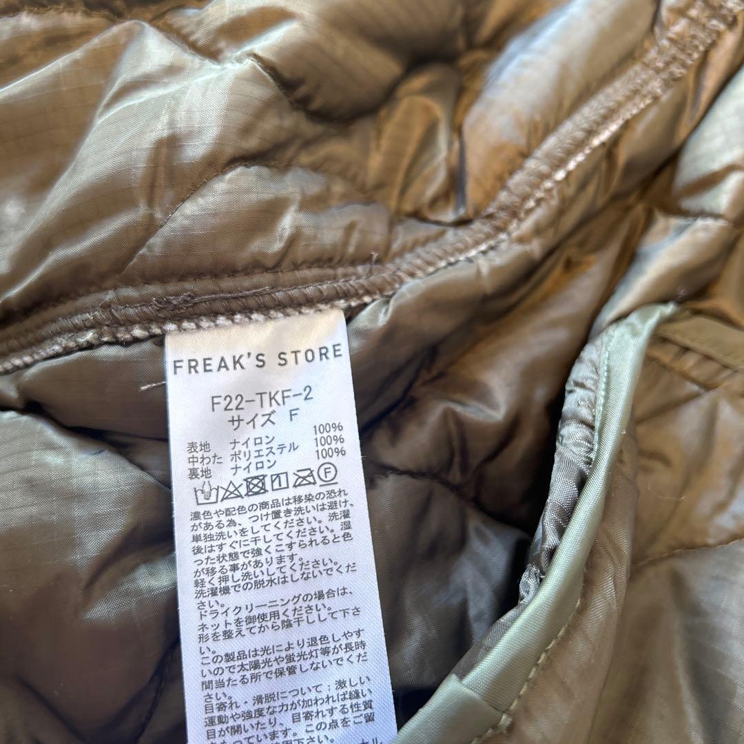 FREAKS STORE キルティングライナー付き3wayモッズコート　FREE