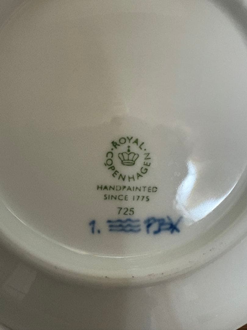 ロイヤルコペンハーゲン　ブルーフルーテッド5枚