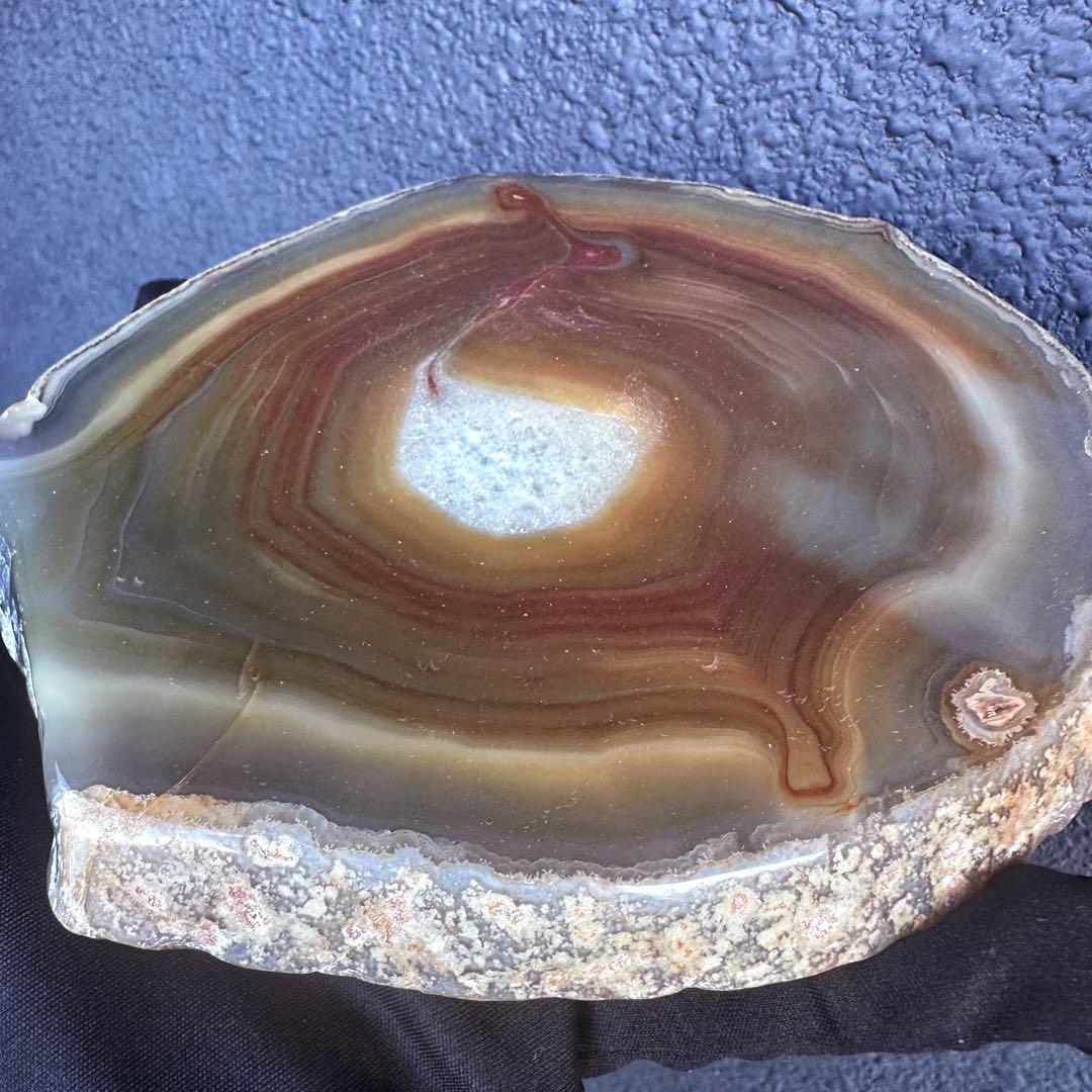 【精神の安定 浄化】高品質☆瑪瑙プレート☆アゲートパワーストーン原石A1178