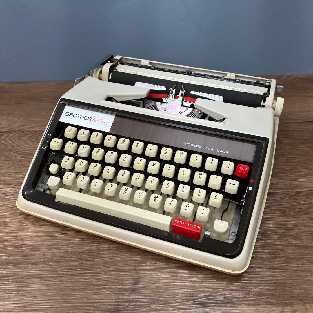 B-5 昭和レトロ 希少 カタカナ打機 BROTHER タイプライター