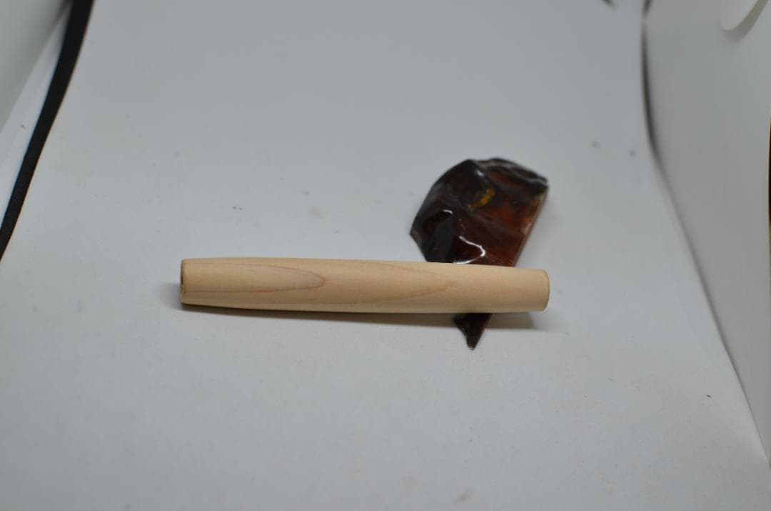 【ベル＝僕】完成いたしました。木軸　手作り　三神シャープ1100