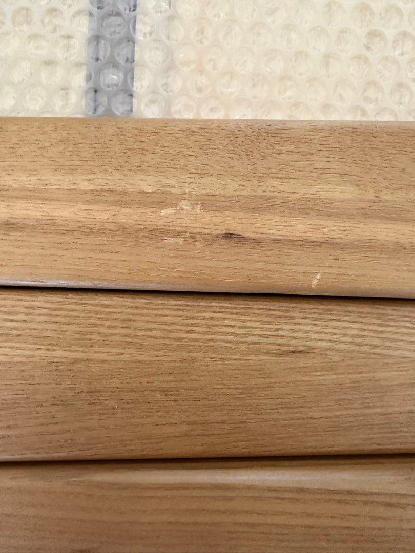 無印良品 デスク 美品 /タモ材 パーソナルデスク 幅80cm （2）