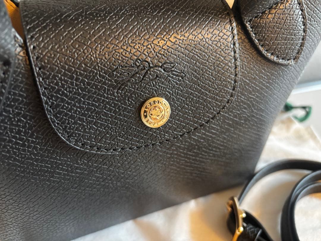 新品ロンシャンLONGCHAMP ÉPUREエピュレ テクスチャードレザーバッグ