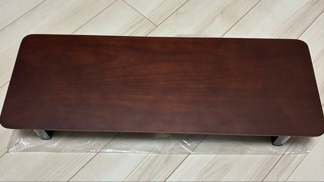 amesoba モニタースタンド ウォールナット材 ダークウォールナット ミニ