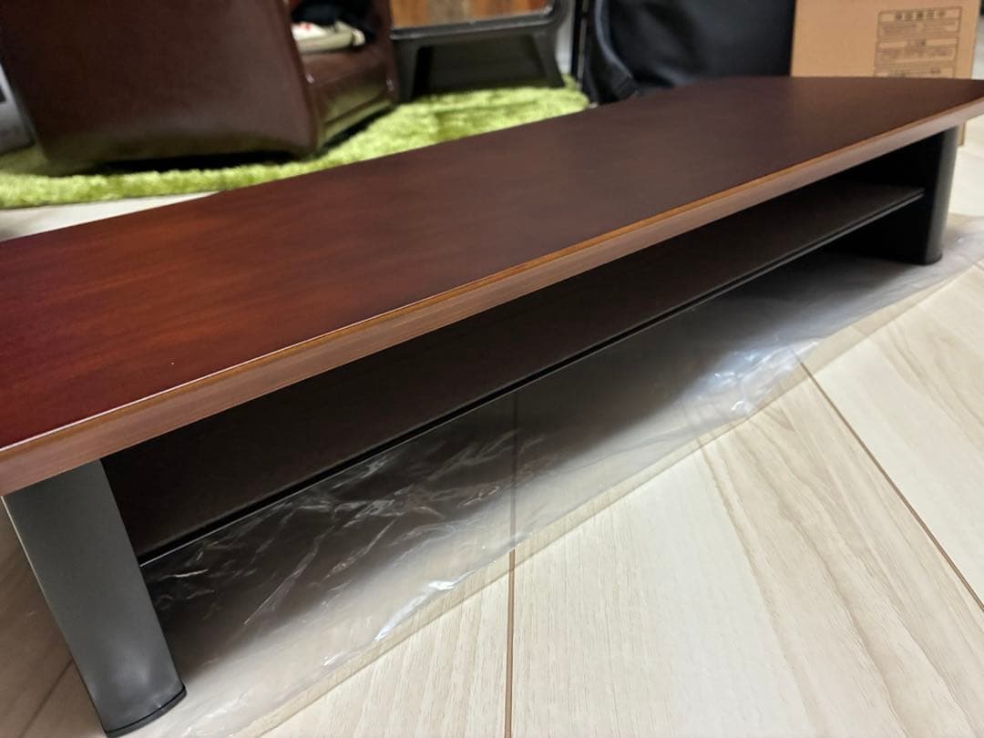 amesoba モニタースタンド ウォールナット材 ダークウォールナット ミニ