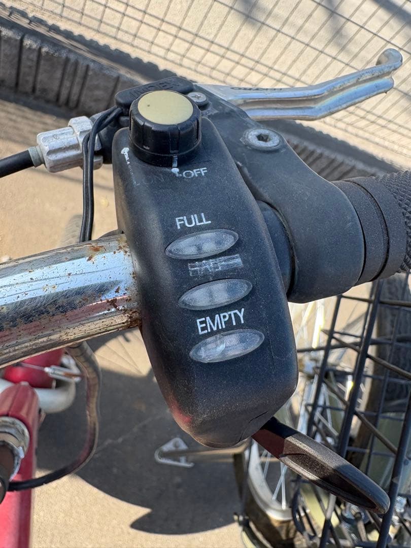 mini ebike 赤 鍵付き