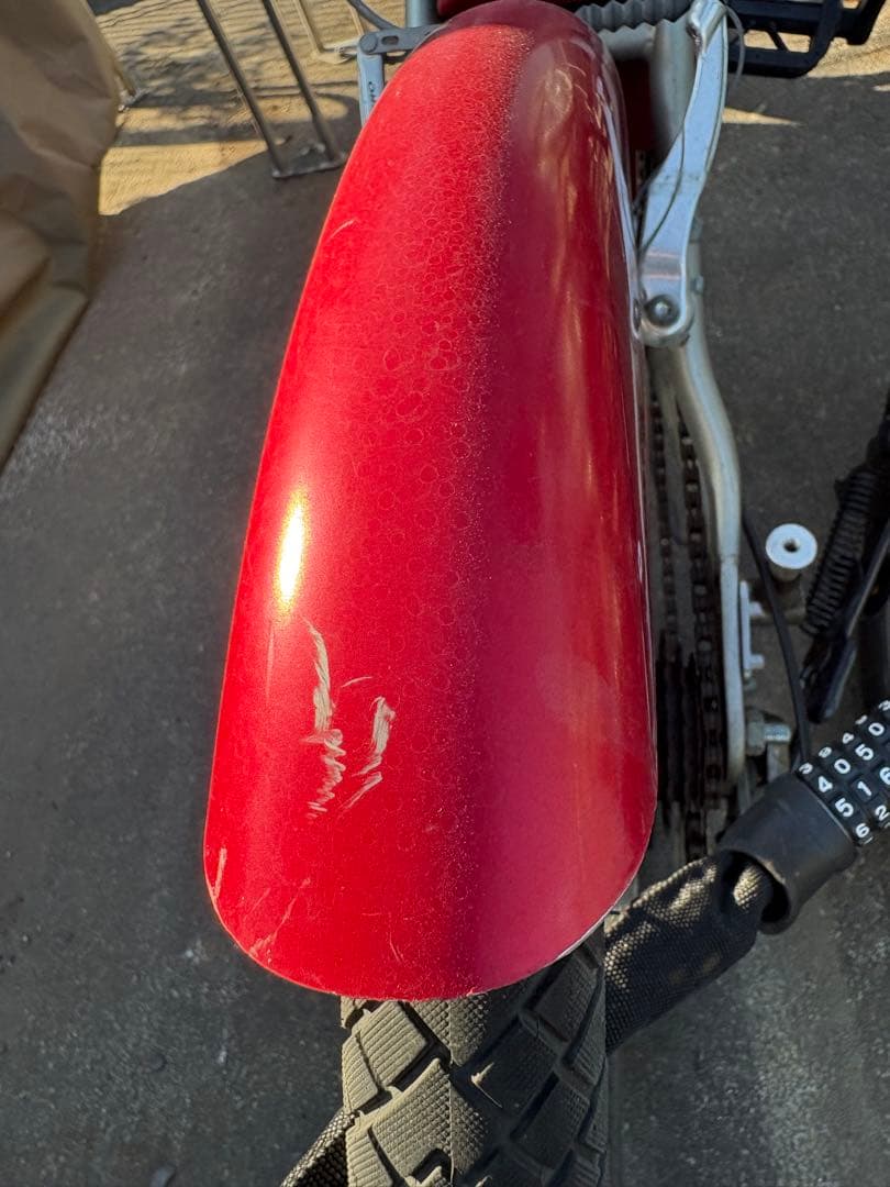 mini ebike 赤 鍵付き