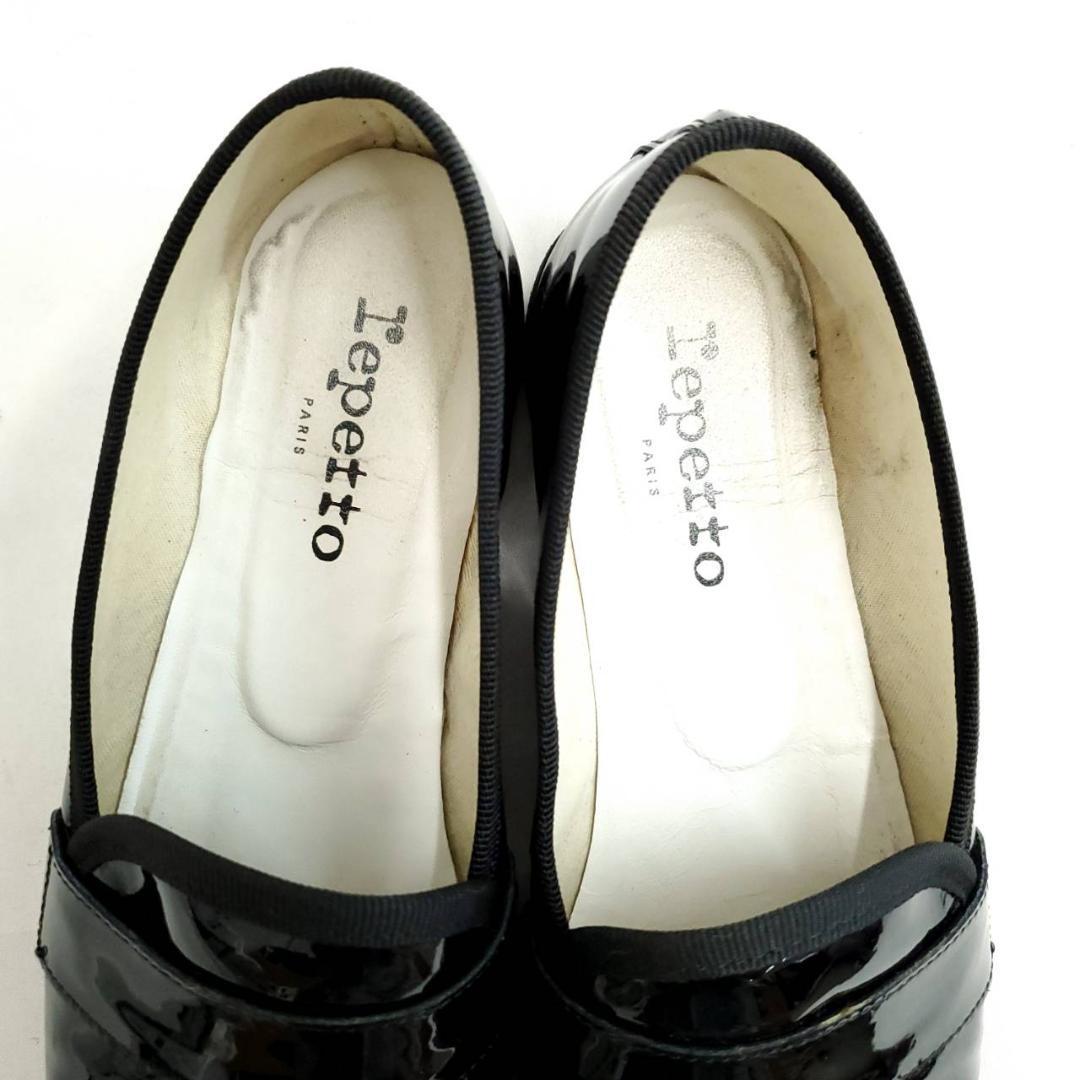 レペット　マイケル　箱付き　定価4万円　エナメル　パテントレザー　EU38