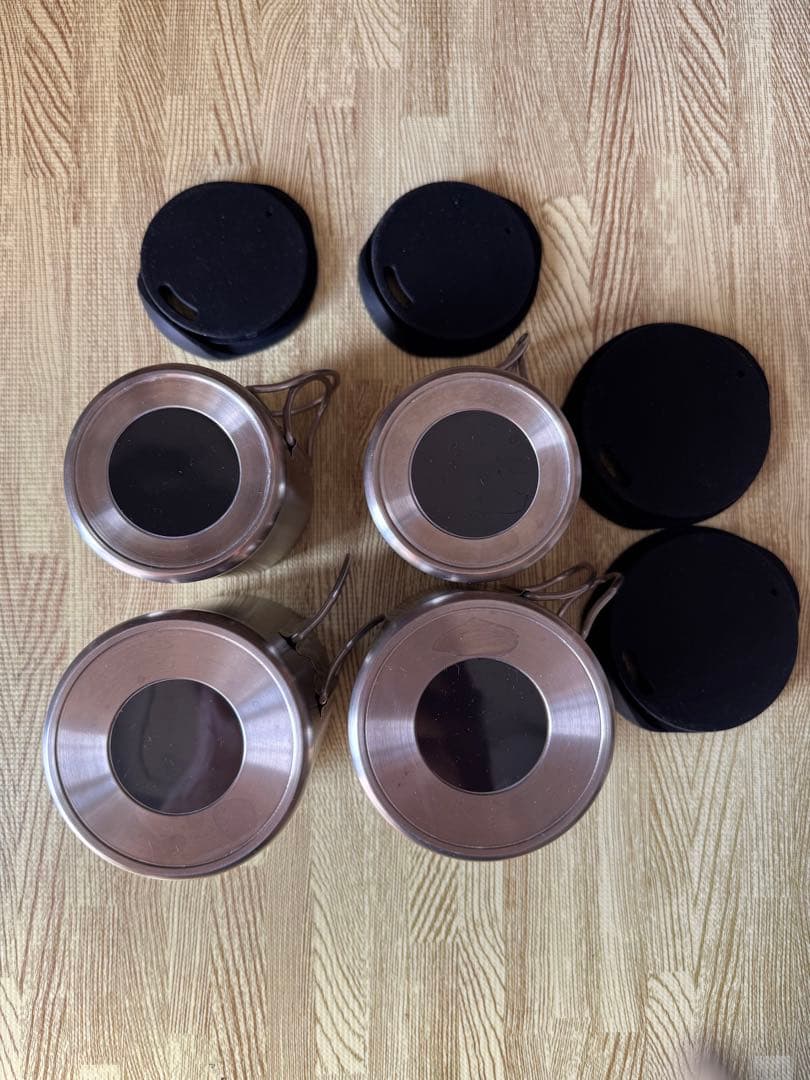  PEAK ステンレス 真空マグ 4個セット　蓋付き