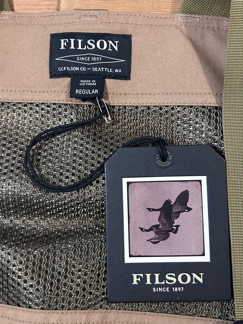 FILSON フィルソン　メッシュ フライフィッシング ストラップ ベスト　新品