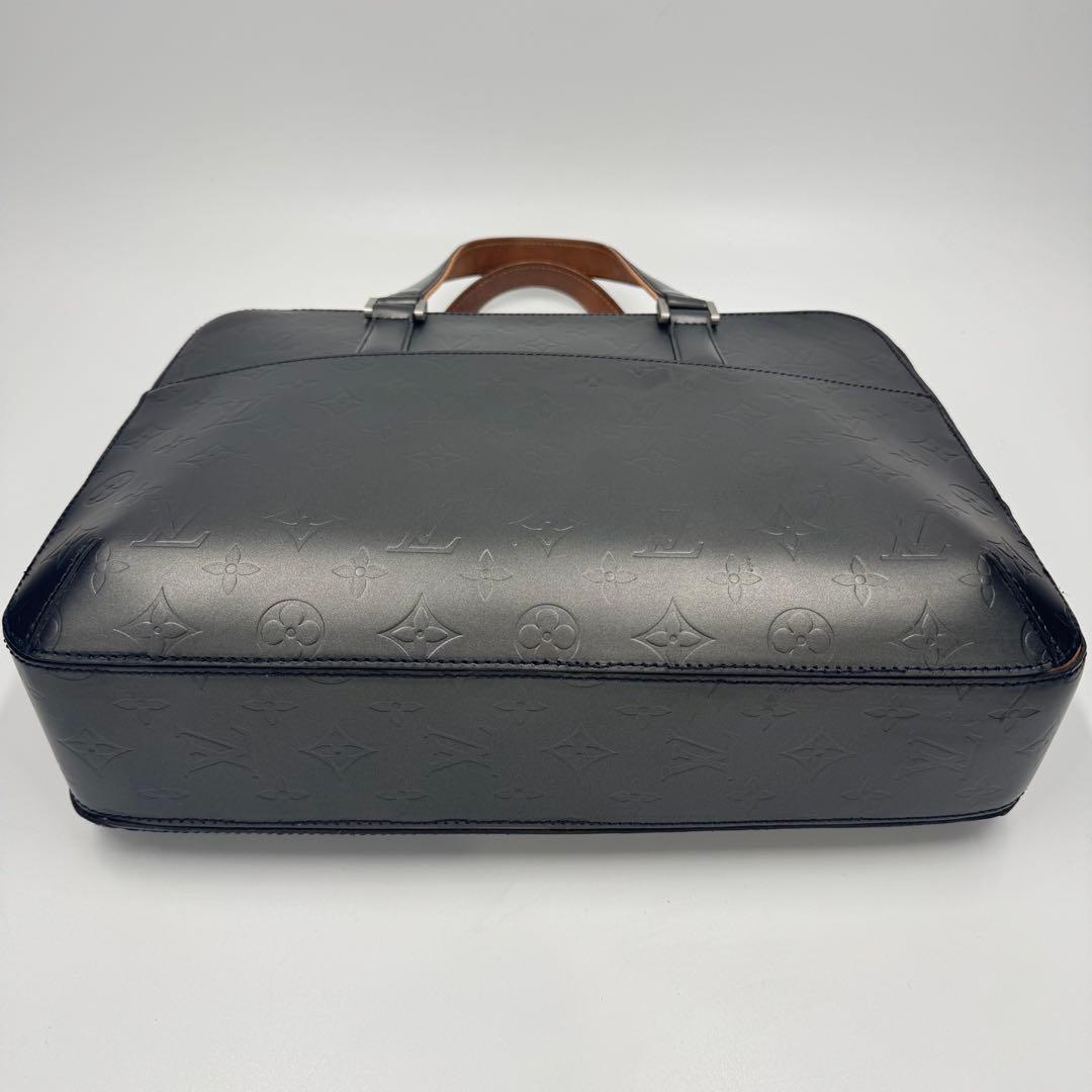 ルイヴィトン モノグラム マット マルデン レザー ビジネスバッグ ノワール 黒