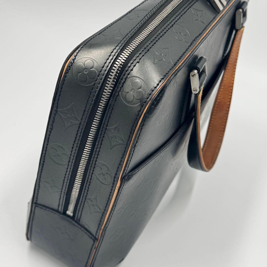 ルイヴィトン モノグラム マット マルデン レザー ビジネスバッグ ノワール 黒