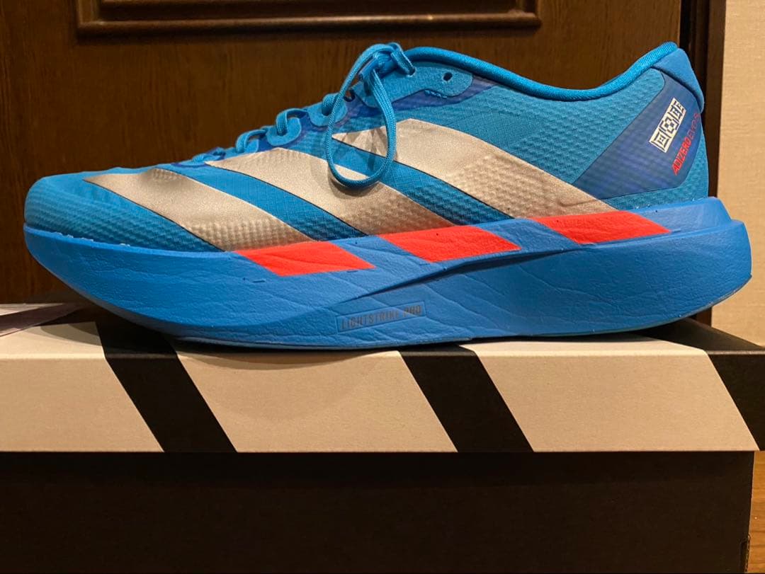 走行3キロ ADIZERO EVO SL WOVEN エボSL 29.0センチ