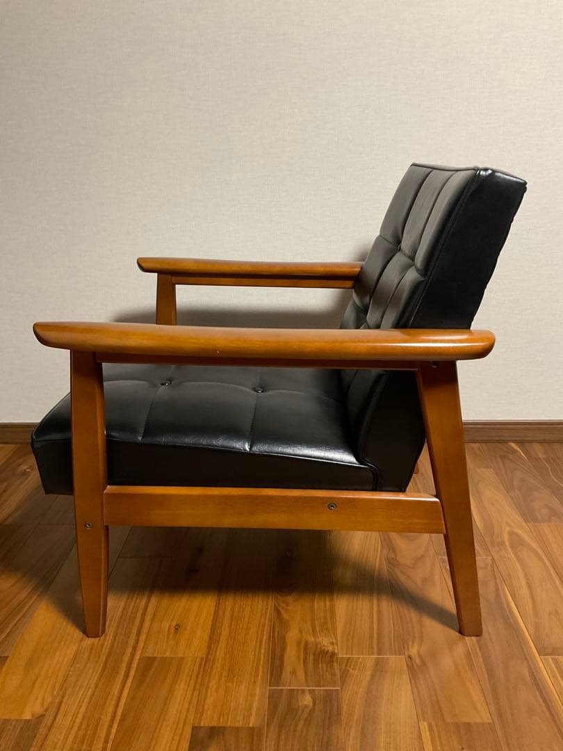 カリモク60 Kチェア1シーター オットマン スタンダードブラック