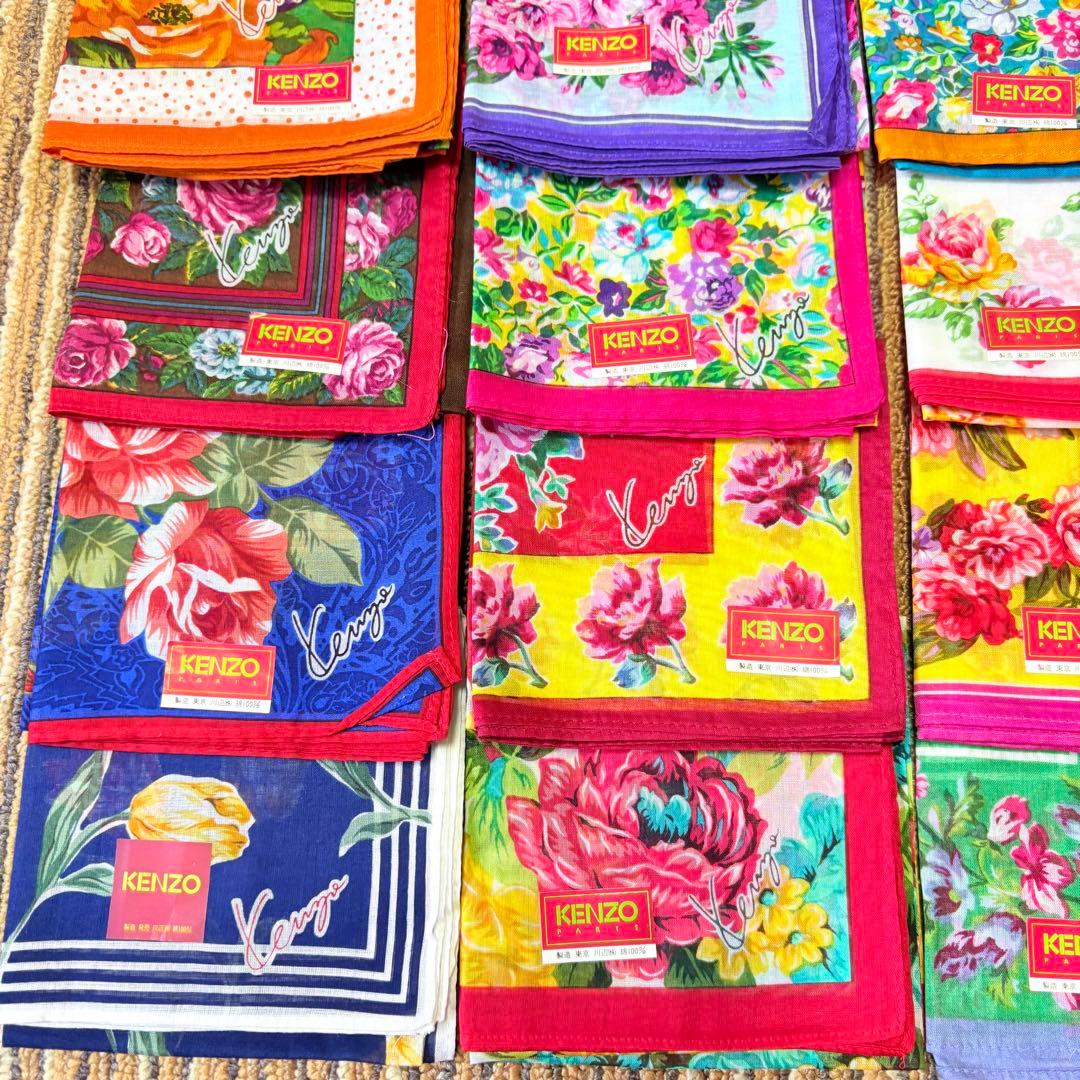 新品　kenzo ケンゾー　ハンカチ大量まとめ