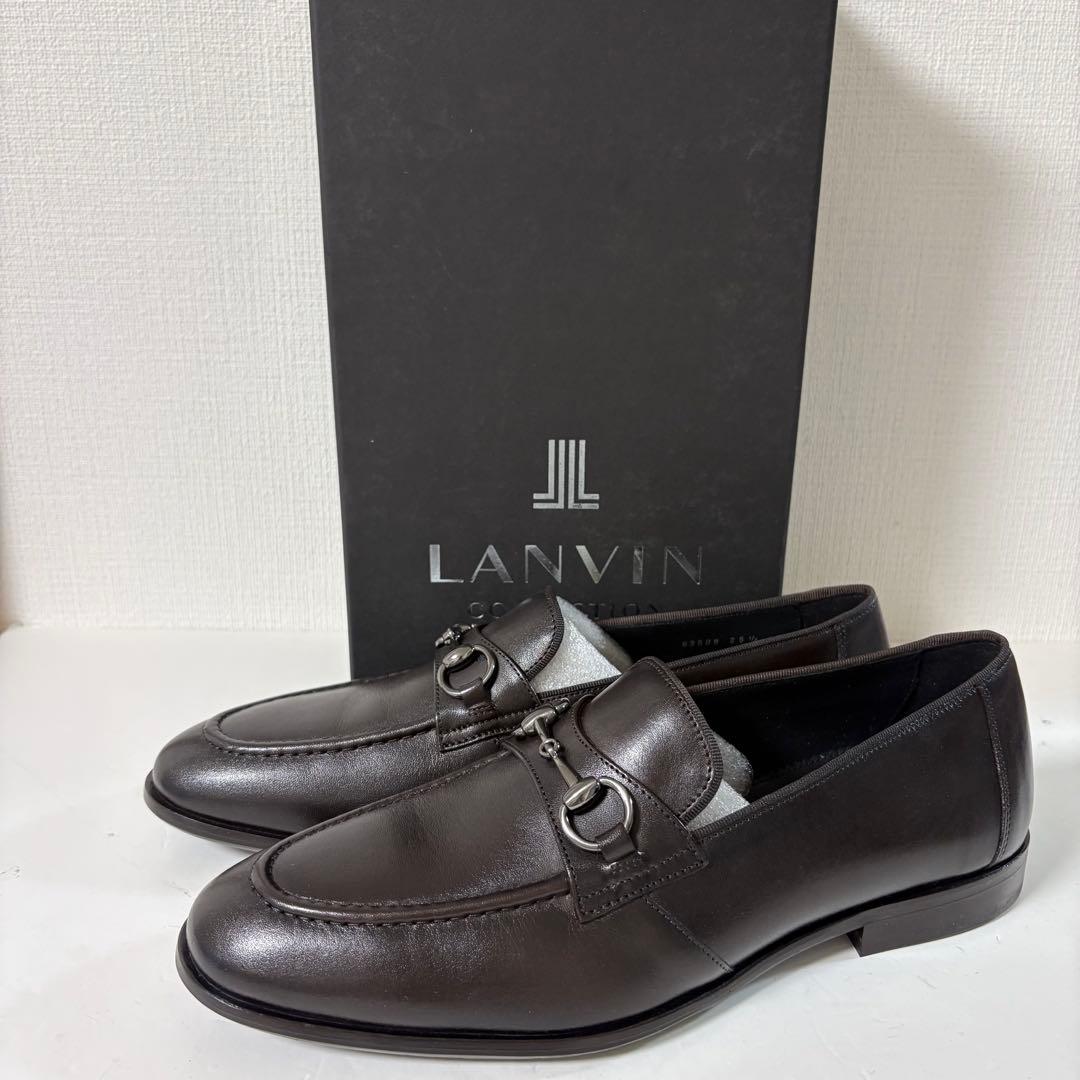 LANVIN Collection ビットローファー　ダークブラウン　メンズ