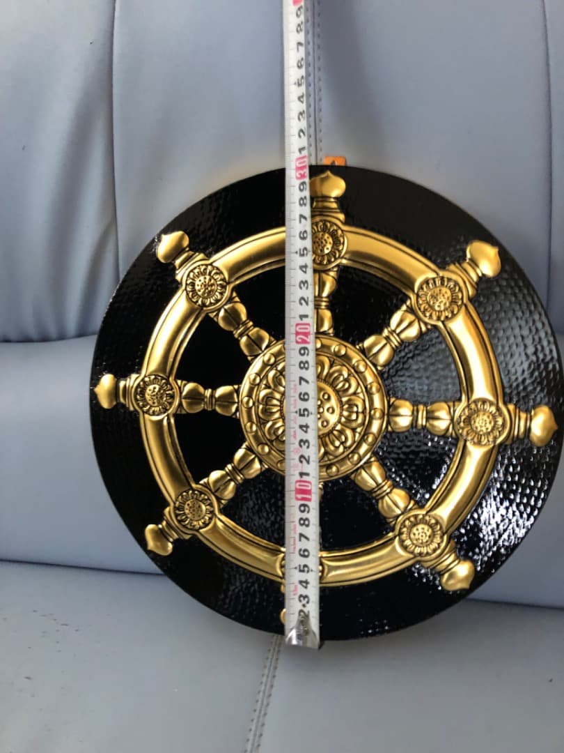 銅生地金箔墨入り紋章