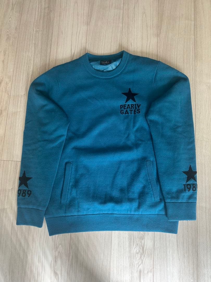 PEARLY GATES ニットアウター 6 クルーネック 裏地付 ハイネック