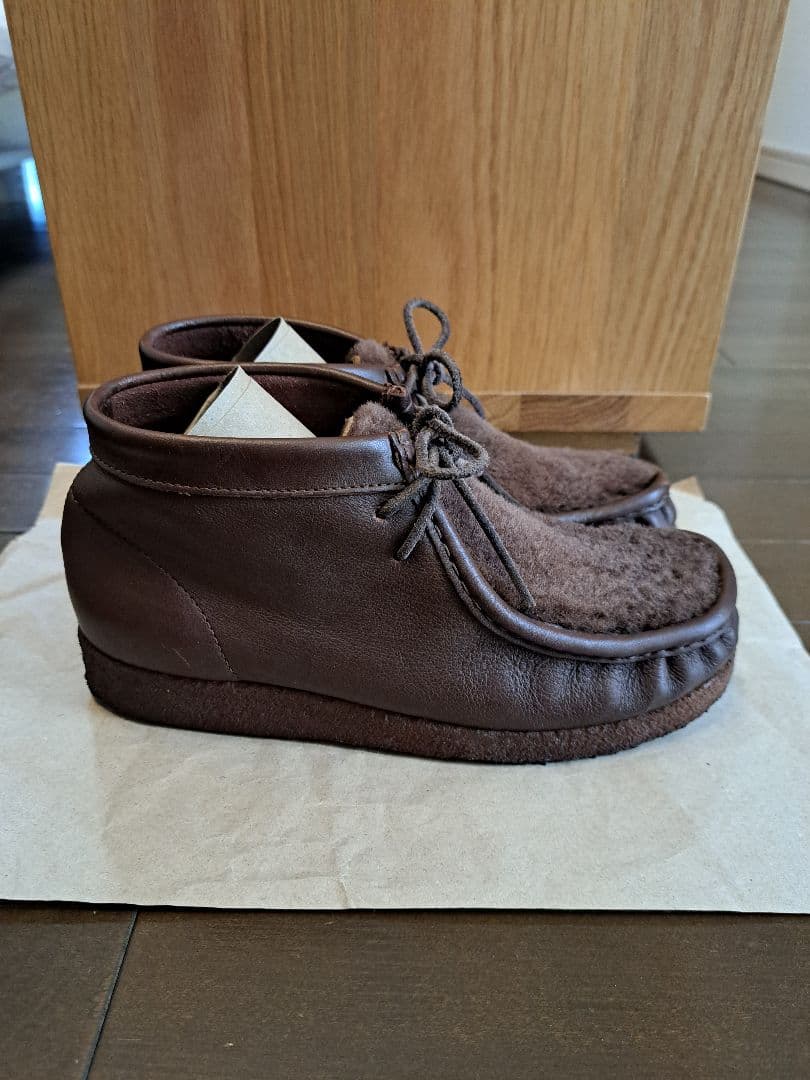 【専用出品】HTS ハイカットワラビー ブーツ モカシン シープスキン ブラウン