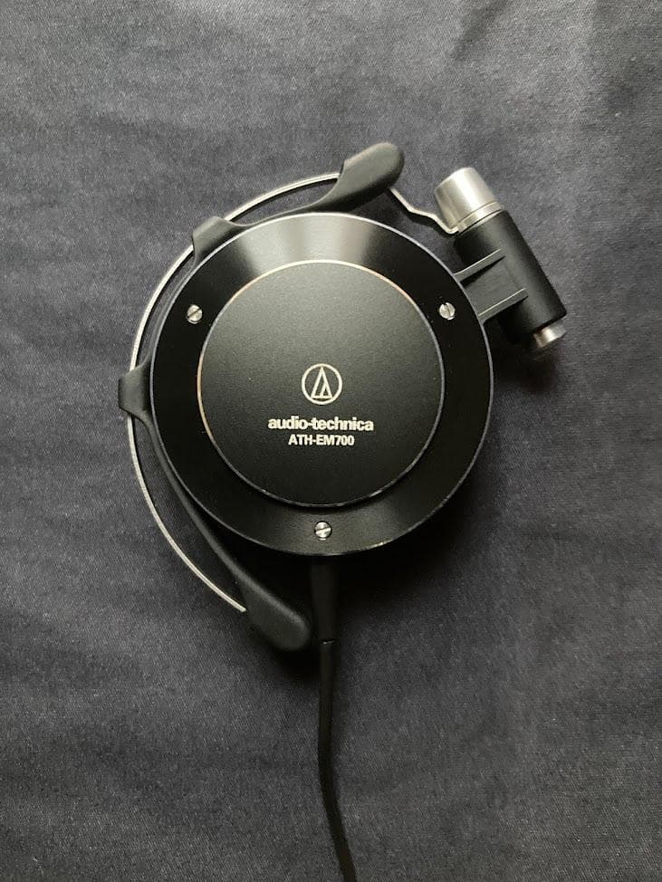 audio-technica ATH-EM700 ブラック 有線ヘッドホン