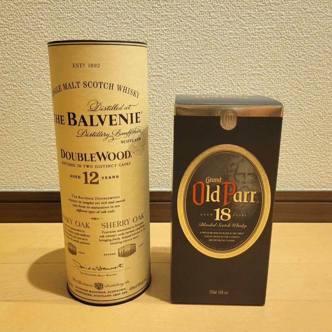 Balvenie DoubleWood 12年 & Old Parr 18年