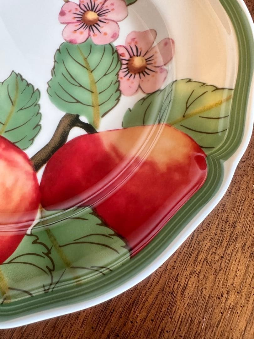 シール付き未使用◇ビレロイ＆ボッホ『フレンチガーデン モダンフルーツ』大皿2枚