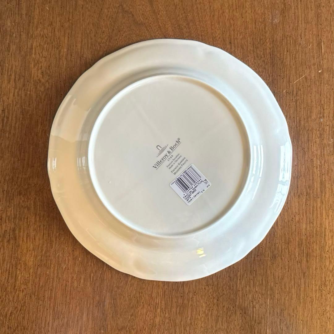 シール付き未使用◇ビレロイ＆ボッホ『フレンチガーデン モダンフルーツ』大皿2枚