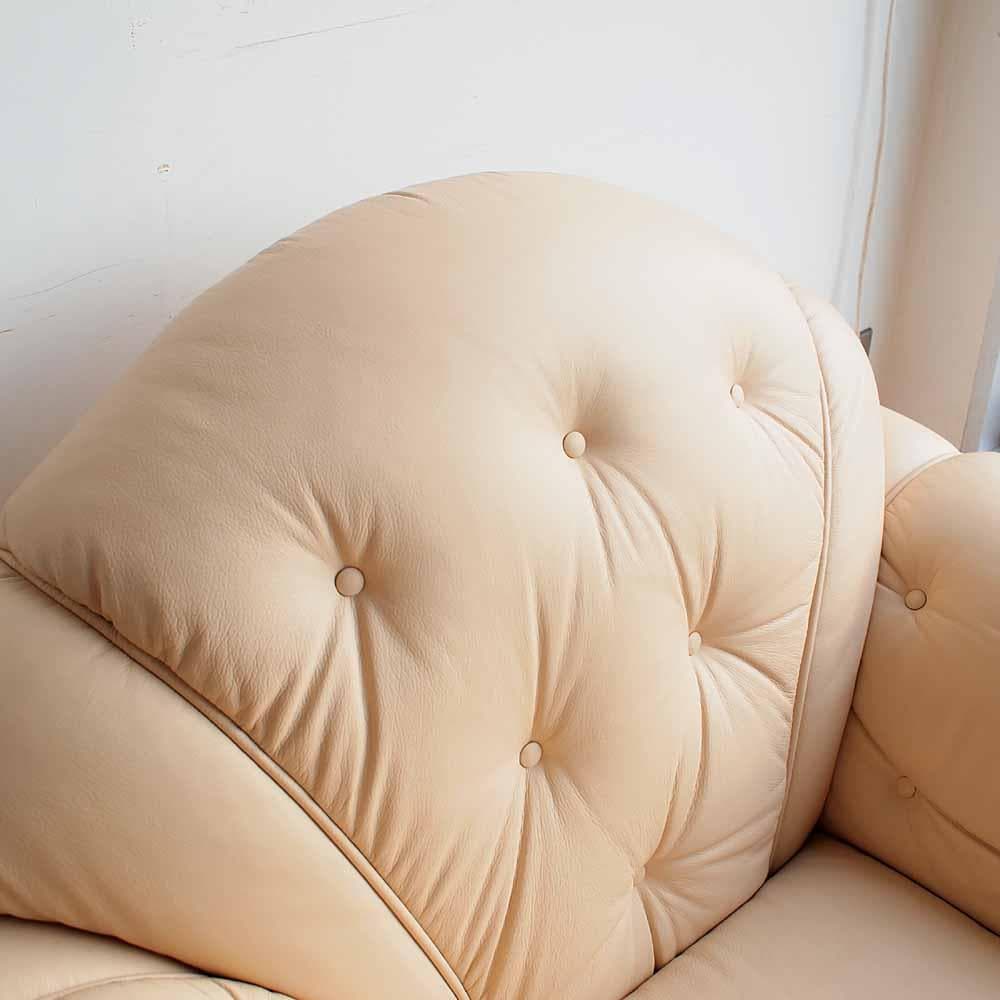 イタリア CARTEI 本革ソファ 1人掛け エレガント ZR24327