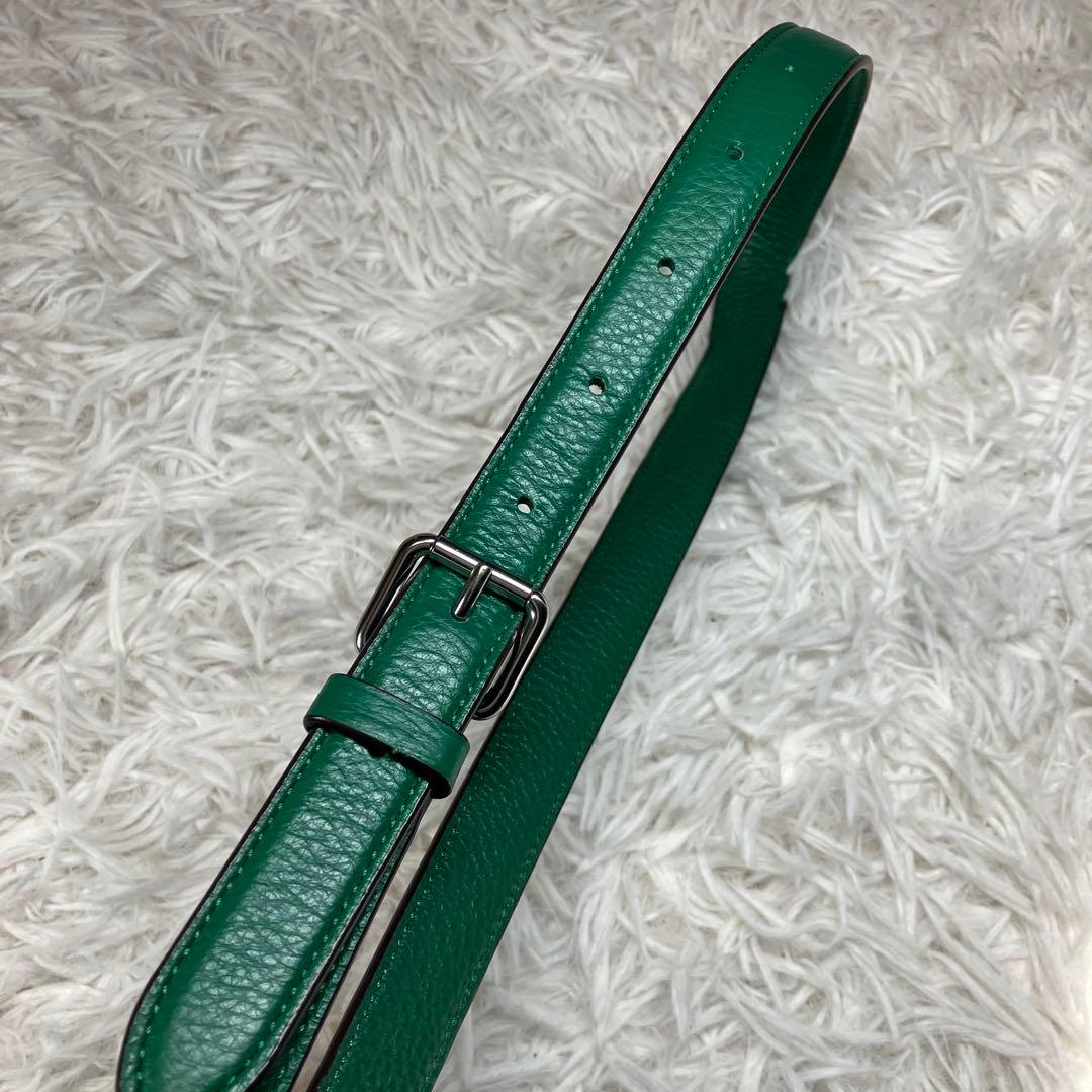 コーチ ショルダーバッグ ポシェット モCOACH c8321 Sグリーン 緑