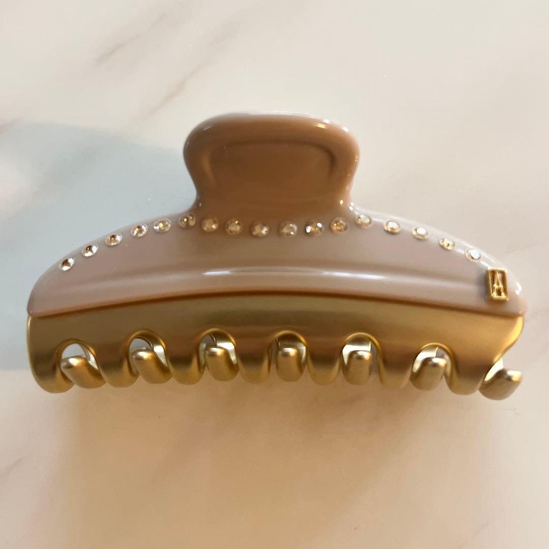 美品 ALEXANDRE DE PARIS ヴァンドーム クリップ M ベージュ