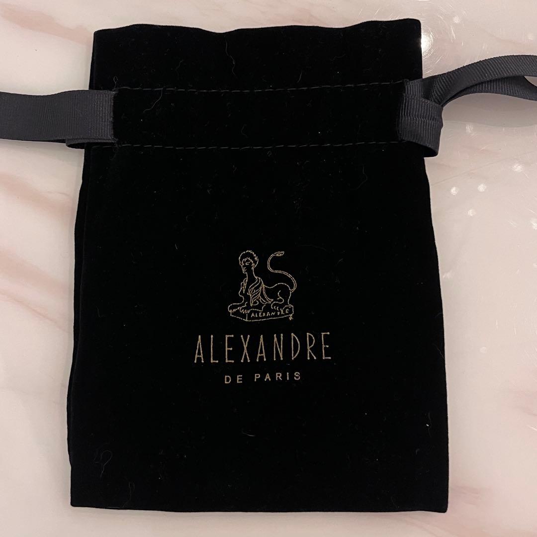 美品 ALEXANDRE DE PARIS ヴァンドーム クリップ M ベージュ