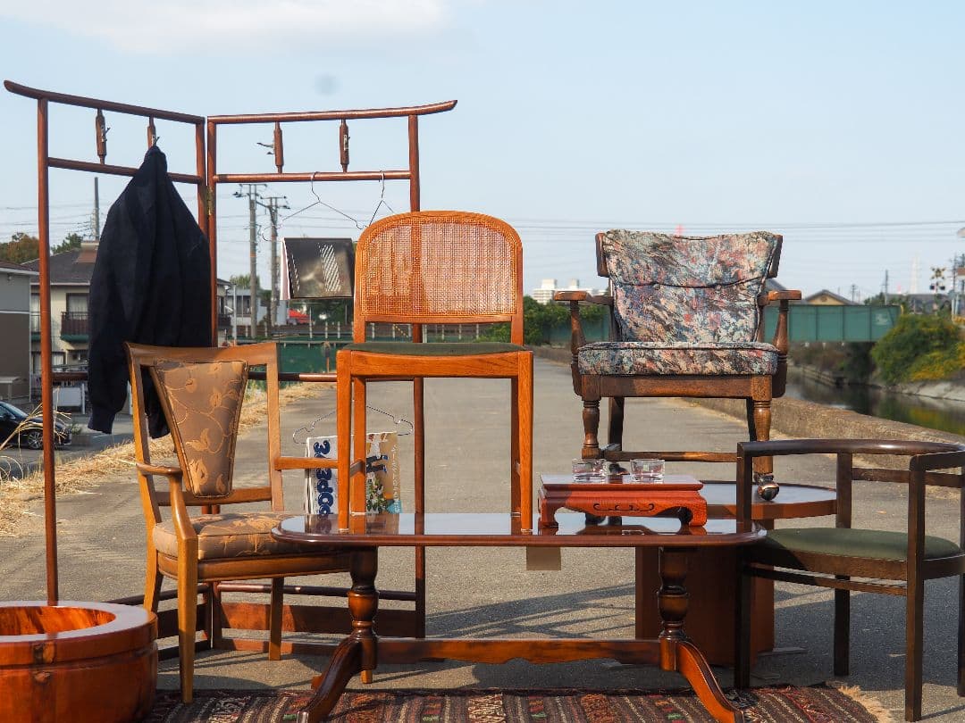 アンティークジャパニーズハンガーラック