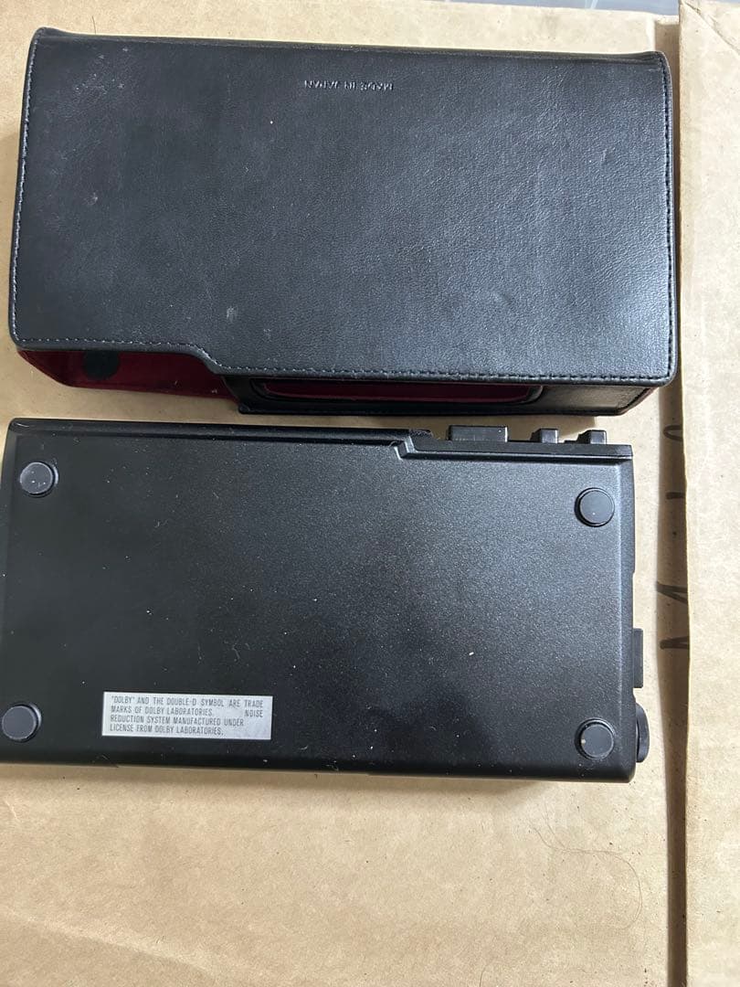 ソニー ウォークマン WM-D6 元箱&未使用付属品(デモテープ・ストラップ)付