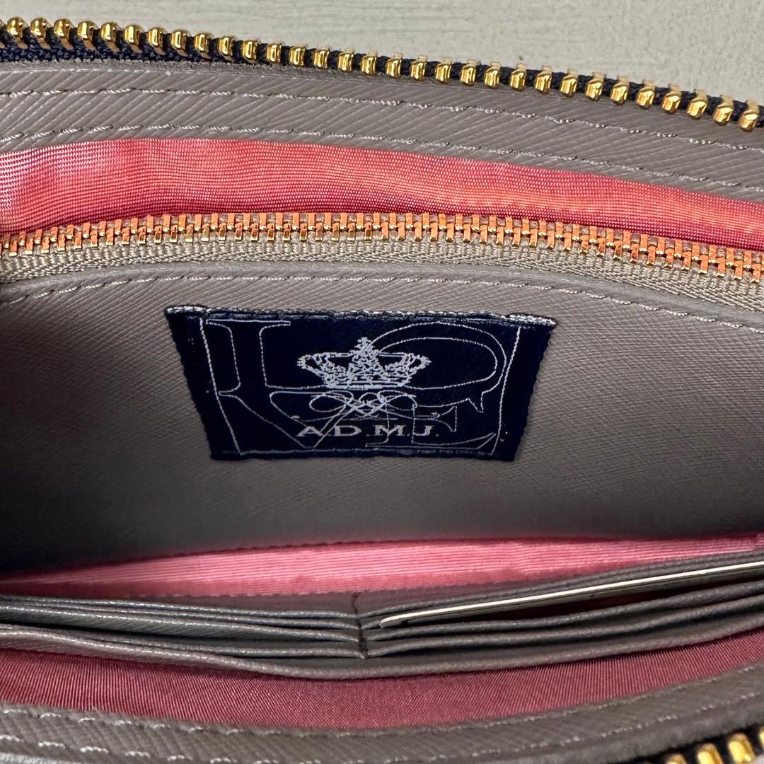 希少【未使用】ADMJ 牛革 アールデコ ポーチウォレット レア