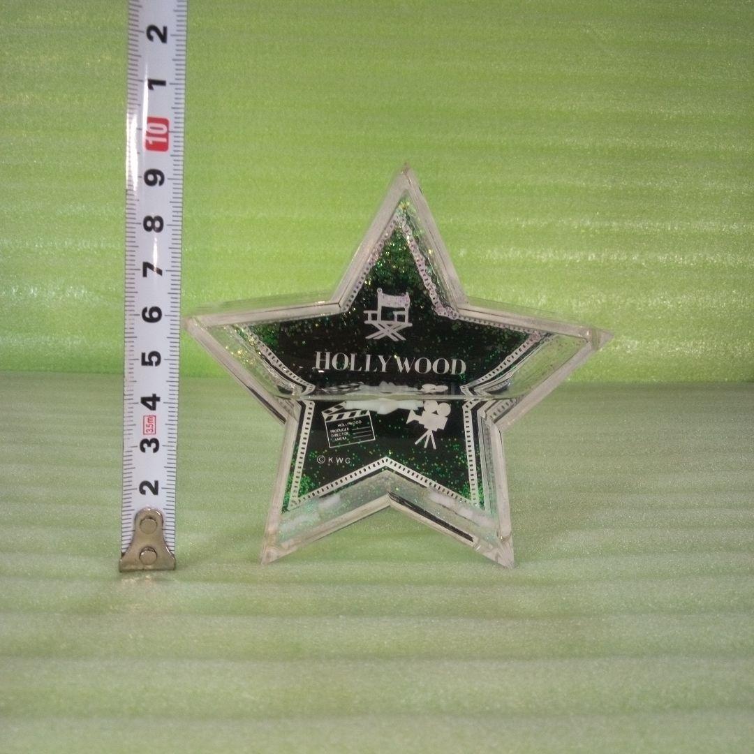 SOUVENIR PAPER WEIGHT　HOLLY WOOD　星形　星型