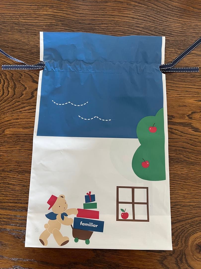 新品未使用　ファミリア　襟付き　袖付きロンパス　出産祝い　ギフト　チェック