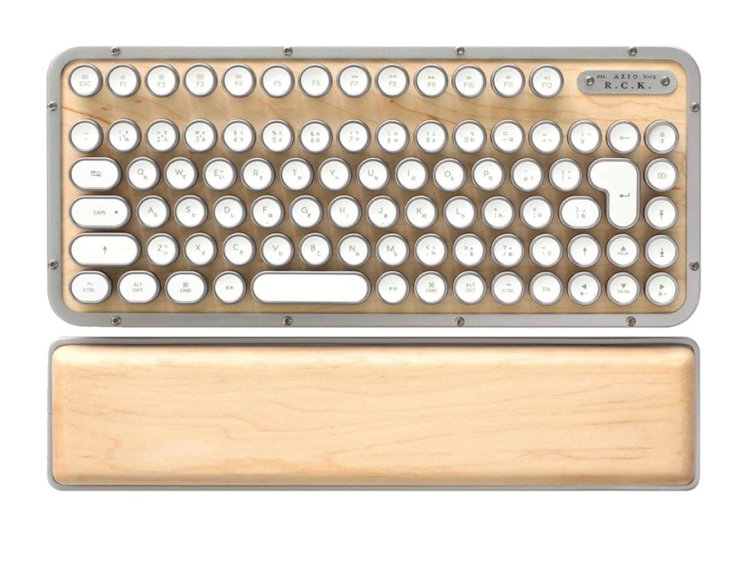 【箱あり】AZIO レトロクラシック ワイヤレスキーボード タイプライター