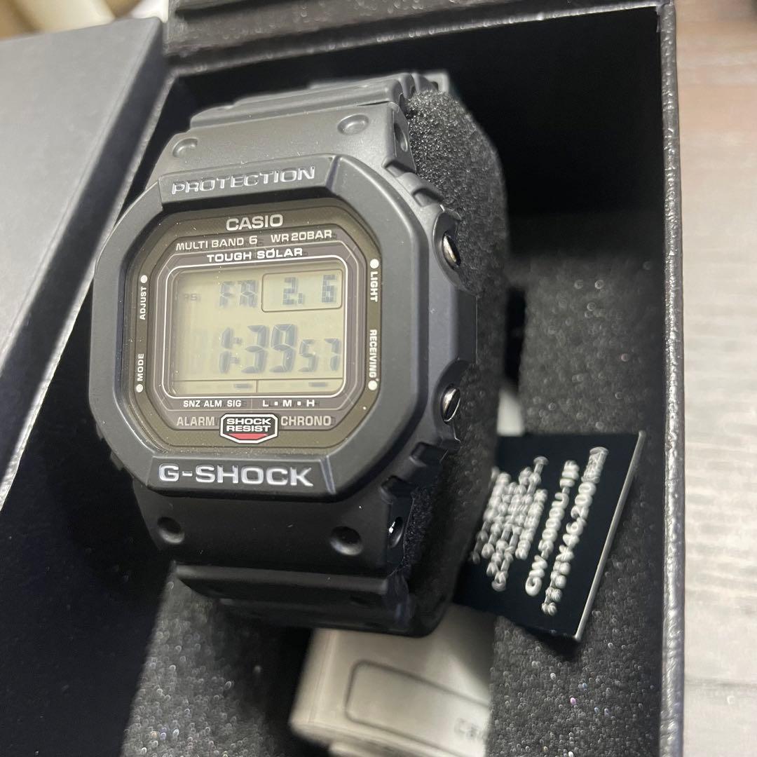 【美品】G-SHOCK GW-5000U-1JF 電波タフソーラー