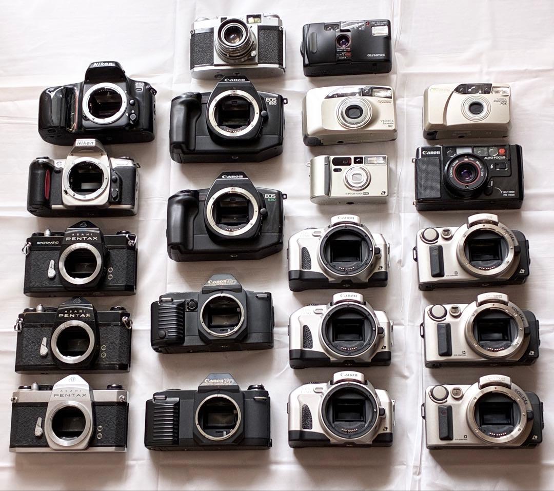 Canon・Nikon・PENTAXほか／フィルムカメラ　21台セット　ジャンク