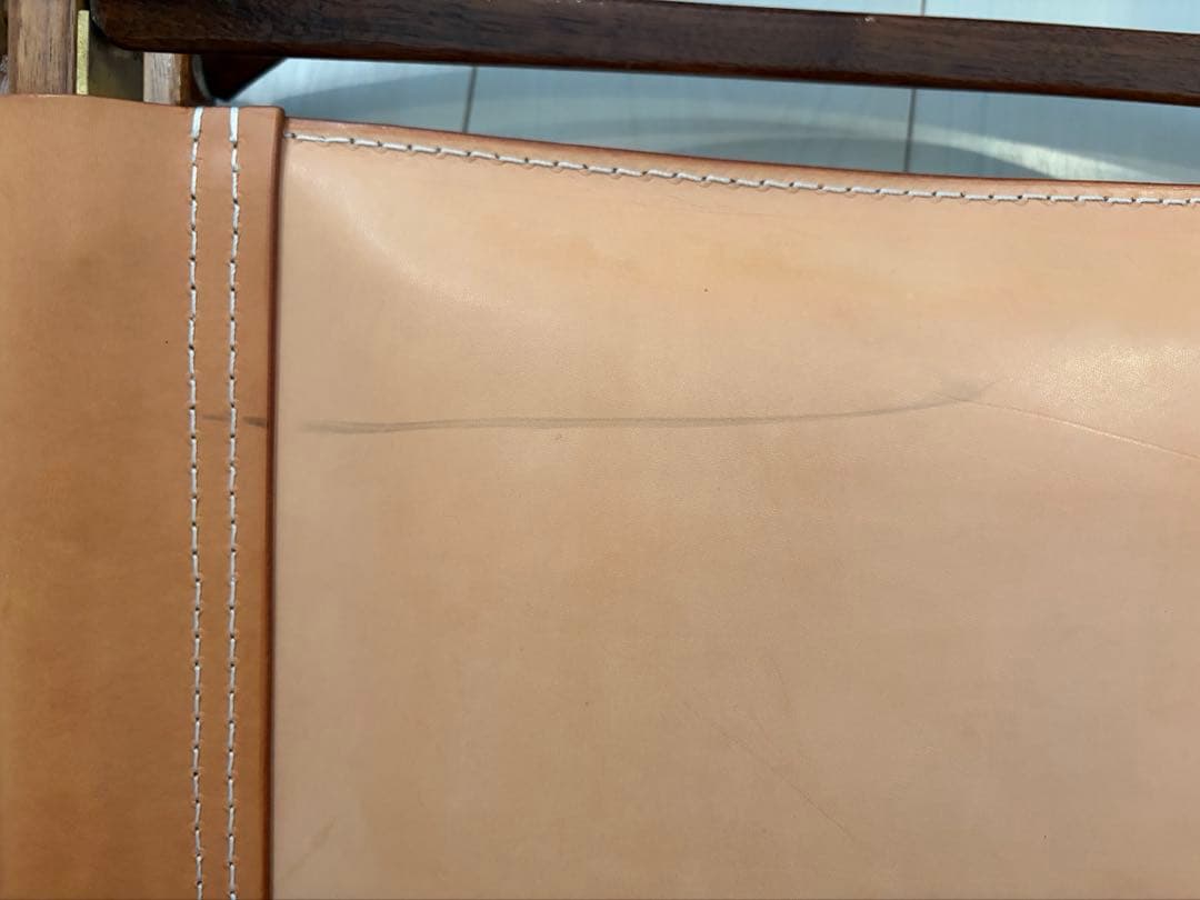 カーミットチェア　ウォールナット　ピノワークスレザー　フルカスタム