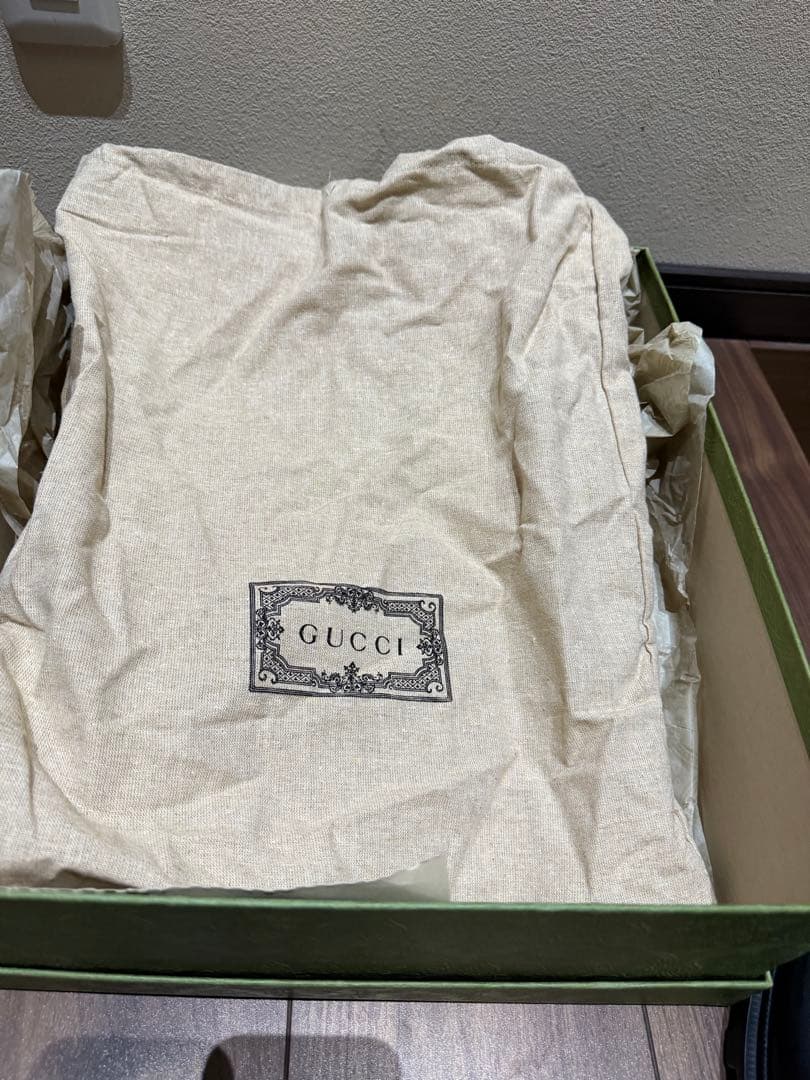 GUCCI ブラック レインブーツ 厚底