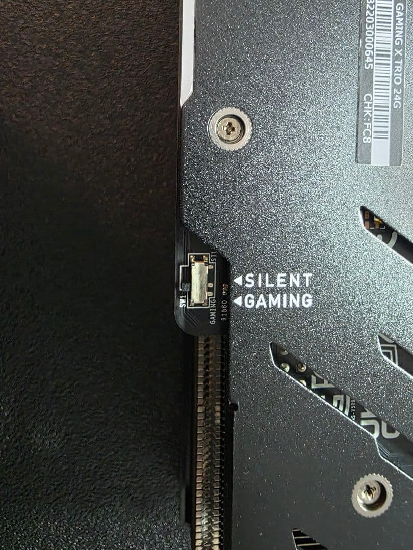 グラフィックボード・グラボ・ビデオカード MSI GeForce RTX 3090ti GAMING X TRIO 24G