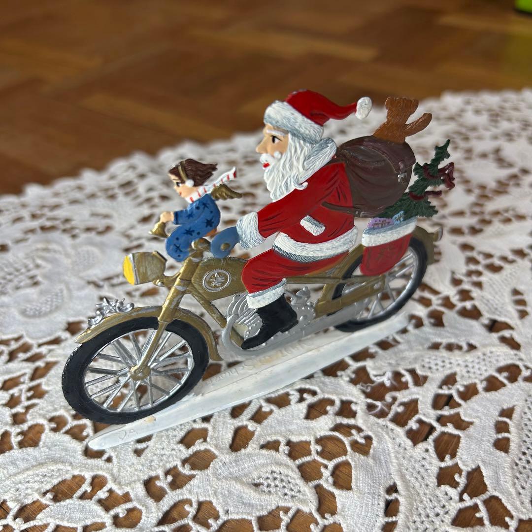 ドイツ　ウィルヘルム　シュヴァイツァー サンタクロース　サンタ　置物　錫