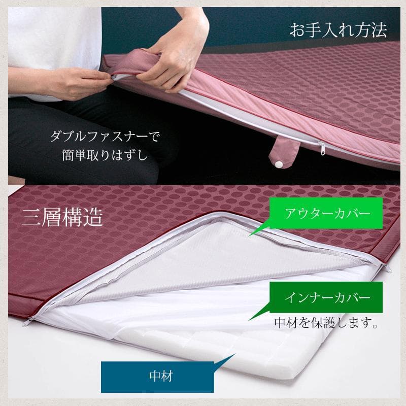 【新品】TEIJIN T-comfort マットレス 厚さ：7cm／シングル