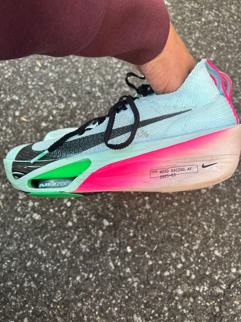 アルファフライ3 サイズ26.5センチ　走行約5〜6㌖